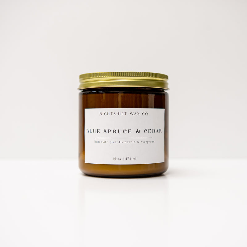 Blue Spruce & Cedar Soy Candle