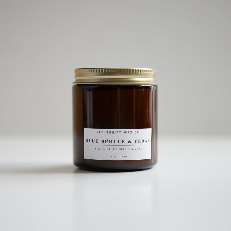 Blue Spruce & Cedar Soy Candle