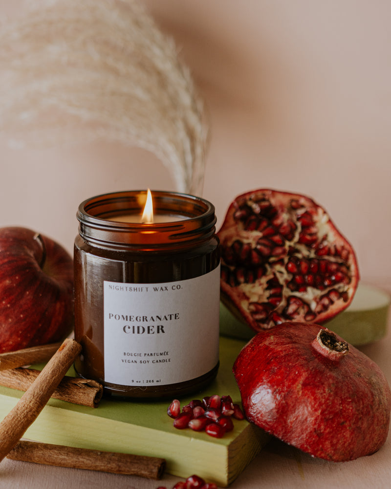 Pomegranate Cider Soy Candle