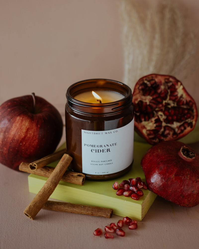 Pomegranate Cider Soy Candle