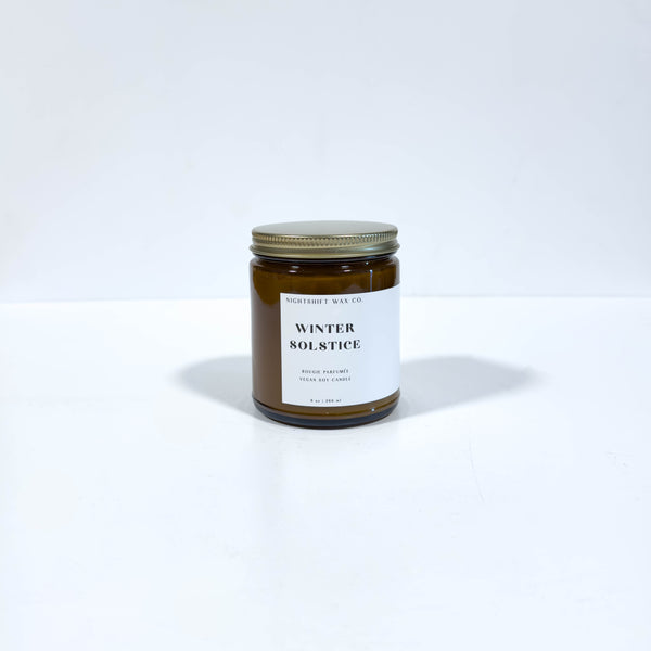 Winter Solstice Soy Candle