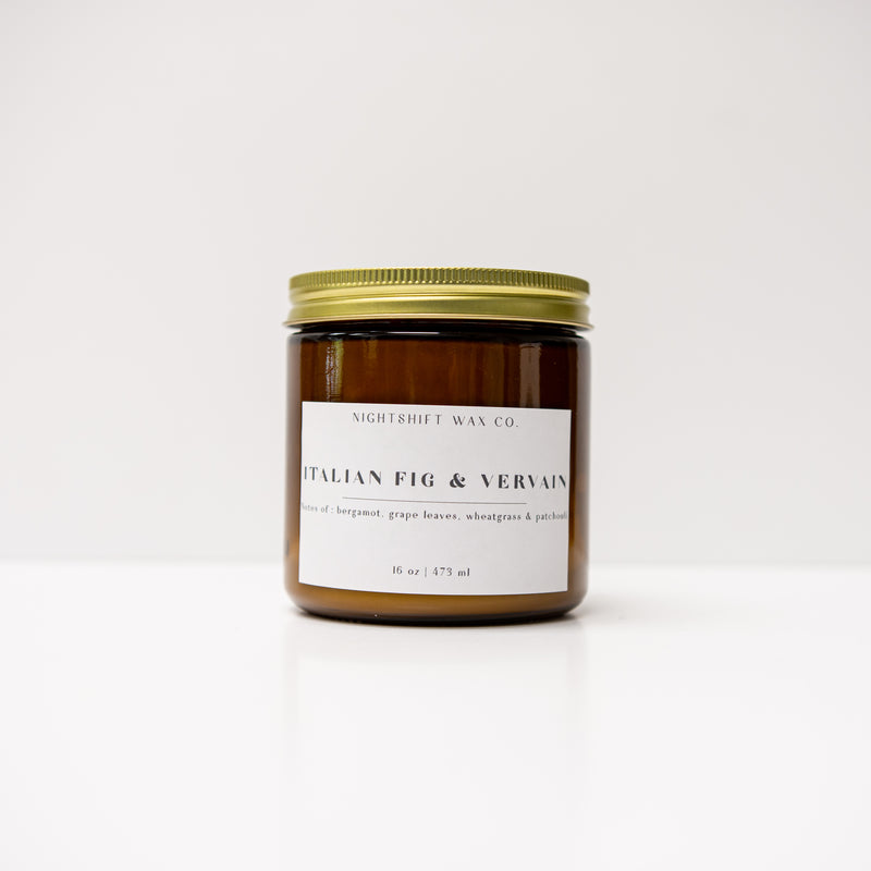 Italian Fig & Vervain Soy Candle