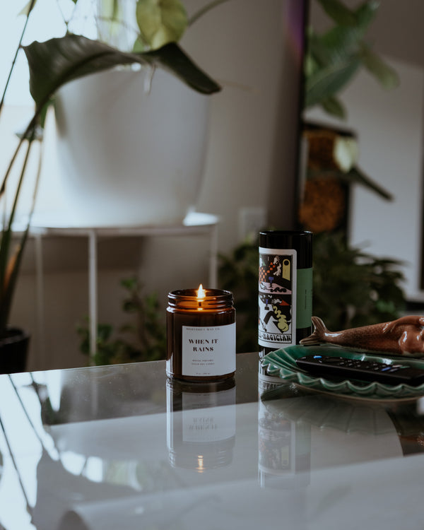 When It Rains Soy Candle