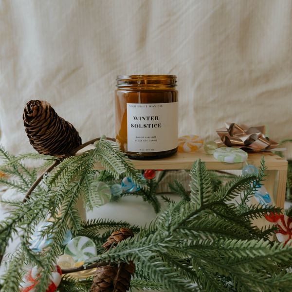 Winter Solstice Soy Candle
