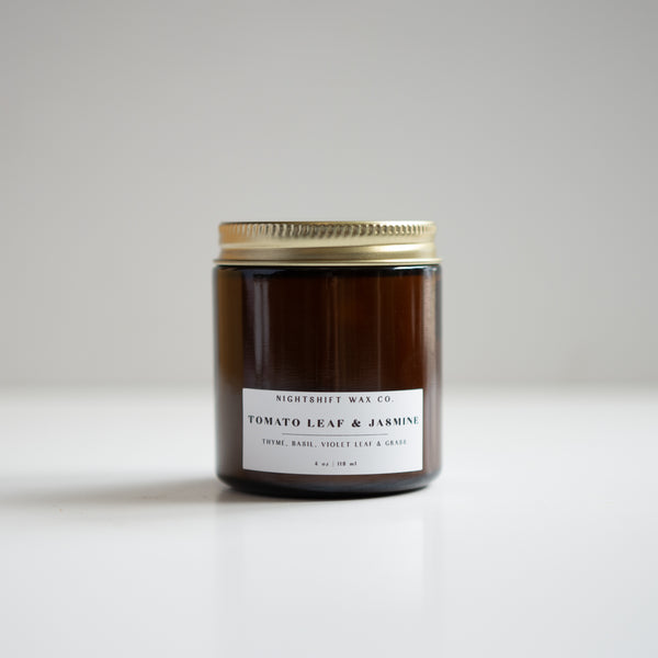 Tomato Leaf & Jasmine Soy Candle