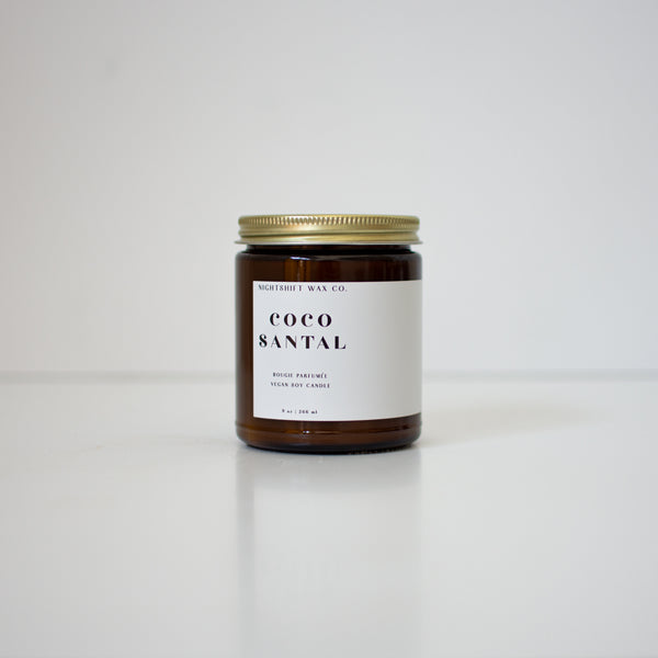 Coco Santal Soy Candle – Nightshift Wax Co.
