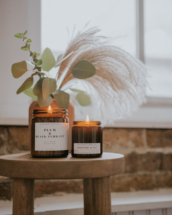 Plum & Black Currant Soy Candle