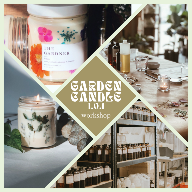 Nightshift Presents: Flower Candle - Scented Candle Making Workshop