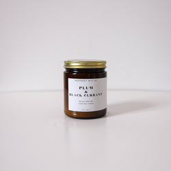 Plum & Black Currant Soy Candle